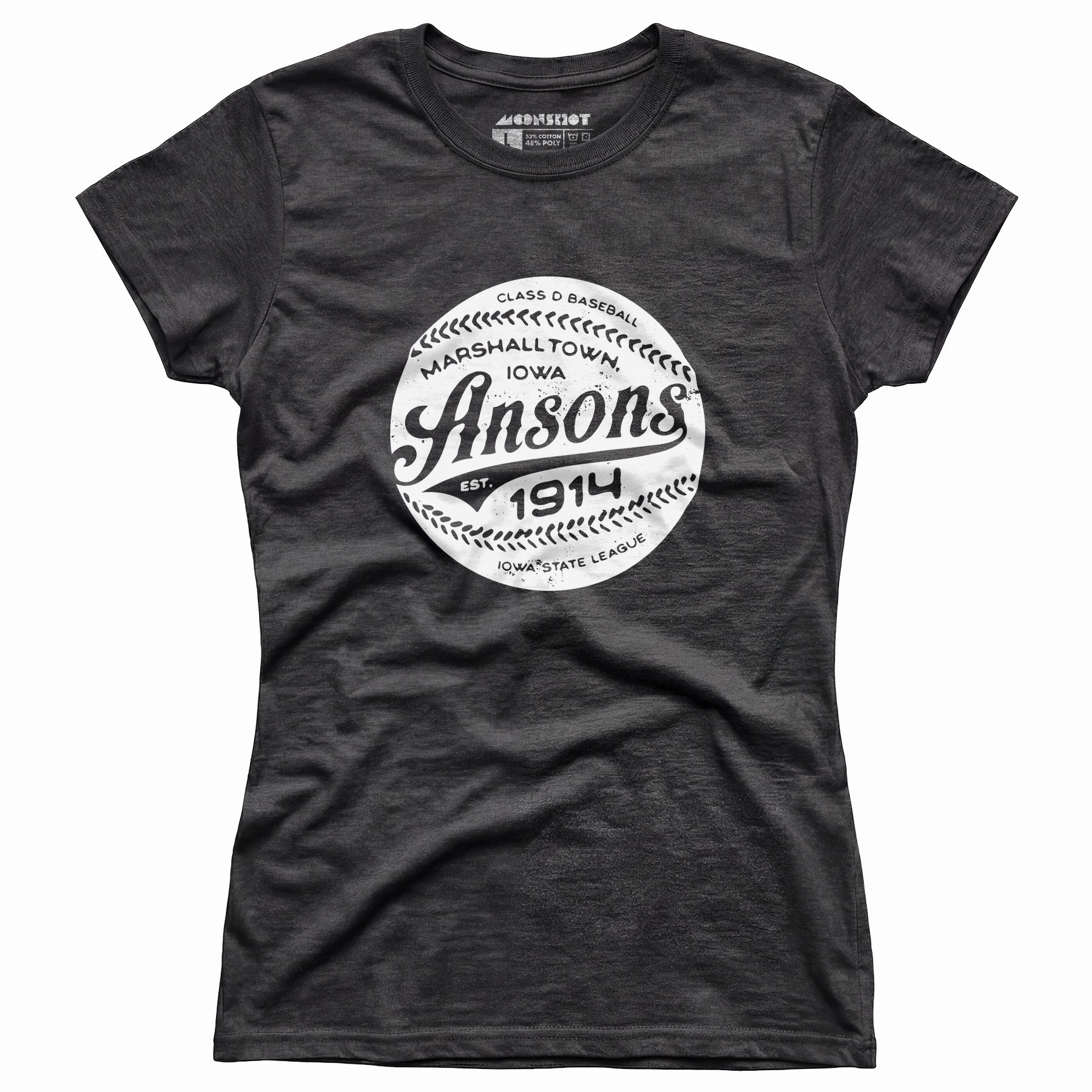 Marshalltown Ansons - Iowa - Vintage Defunct Baseball Teams - Women's T-Shirt