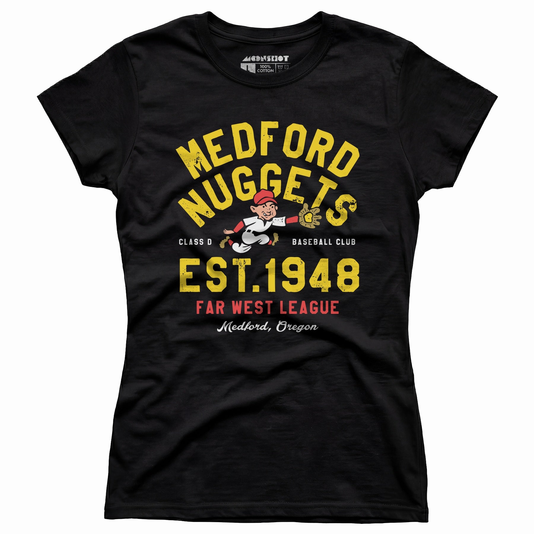 Medford Nuggets - Oregon - Vintage Defunct Baseball Teams - Women's T-Shirt