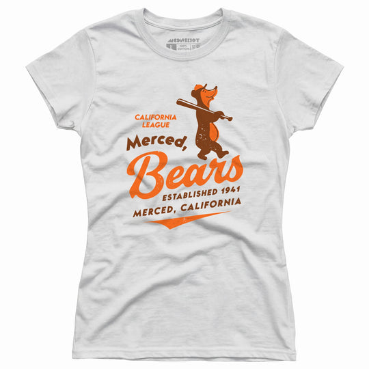 Merced Bears - California - Vintage Defunct Baseball Teams - Women's T-Shirt