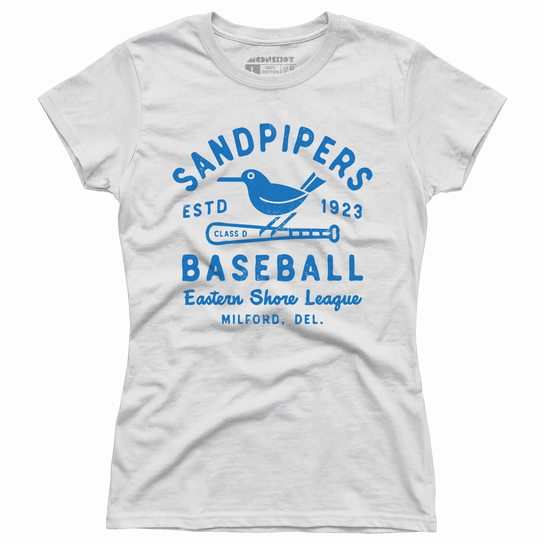 Milford Sandpipers - Delaware - Vintage Defunct Baseball Teams - Women's T-Shirt