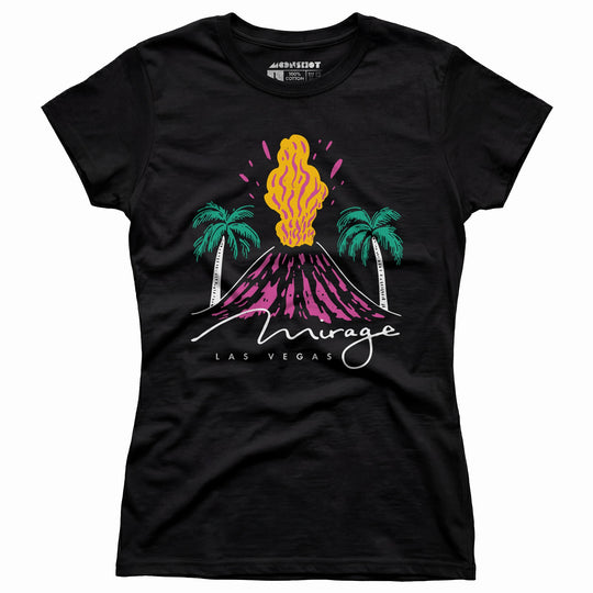 Mirage Volcano - Vintage Las Vegas - Women's T-Shirt