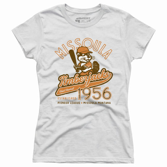 Missoula Timberjacks - Montana - Vintage Defunct Baseball Teams - Women's T-Shirt