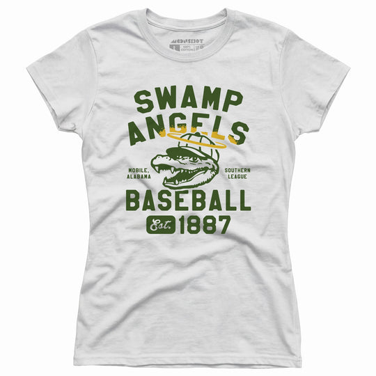 Mobile Swamp Angels - Alabama - Vintage Defunct Baseball Teams - Women's T-Shirt
