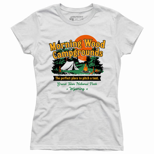 Morning Wood Campgrounds v2 - Women's T-Shirt