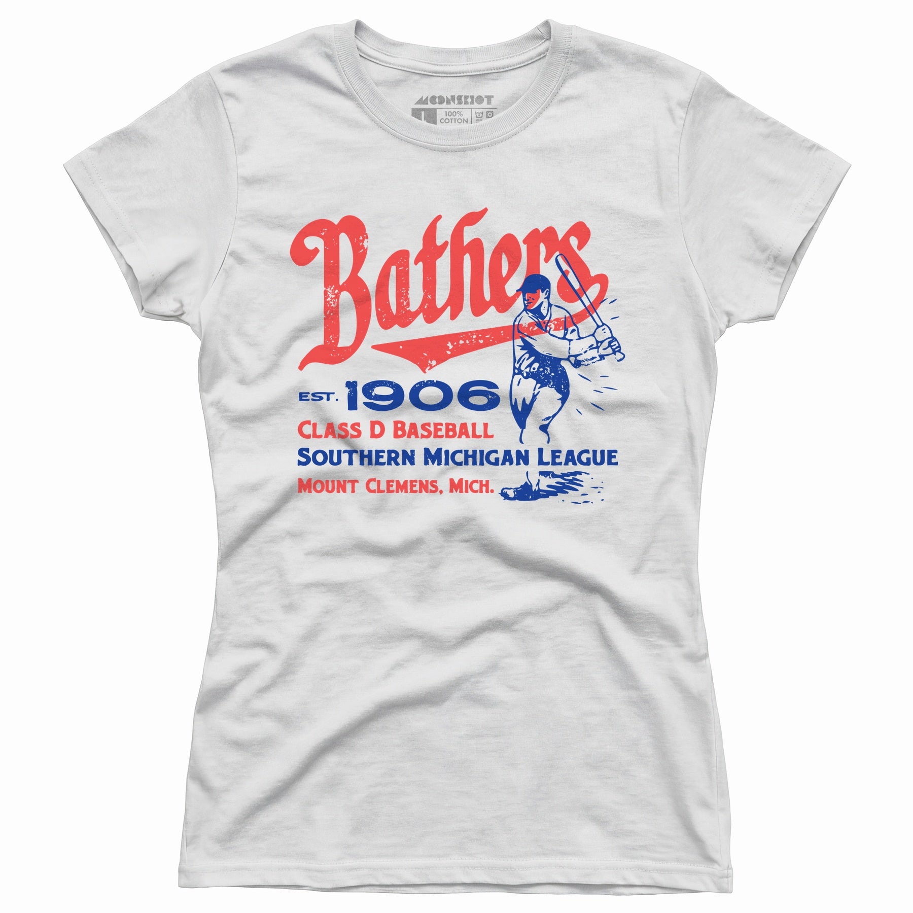 Mount Clemens Bathers - Michigan - Vintage Defunct Baseball Teams - Women's T-Shirt