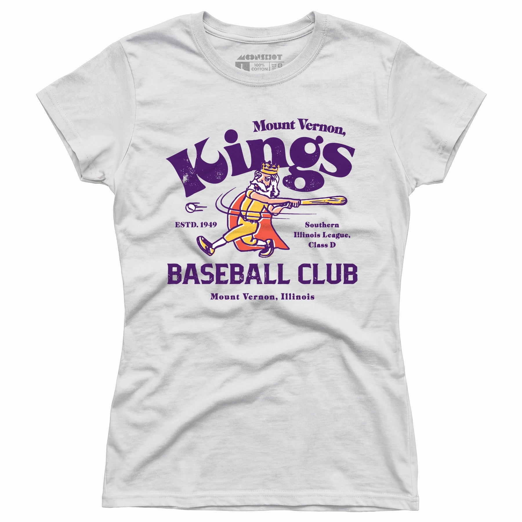 Mount Vernon Kings - Illinois - Vintage Defunct Baseball Teams - Women's T-Shirt
