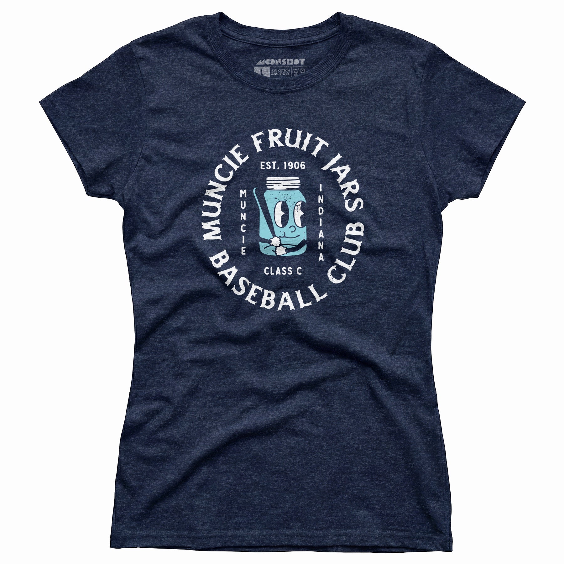 Muncie Fruit Jars - Indiana - Vintage Defunct Baseball Teams - Women's T-Shirt