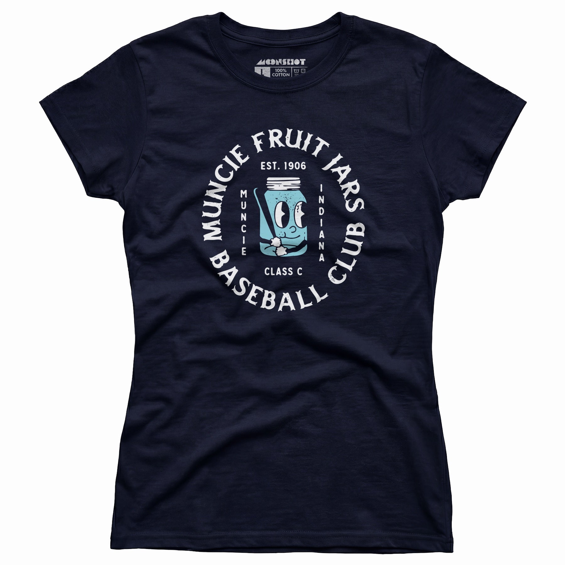 Muncie Fruit Jars - Indiana - Vintage Defunct Baseball Teams - Women's T-Shirt