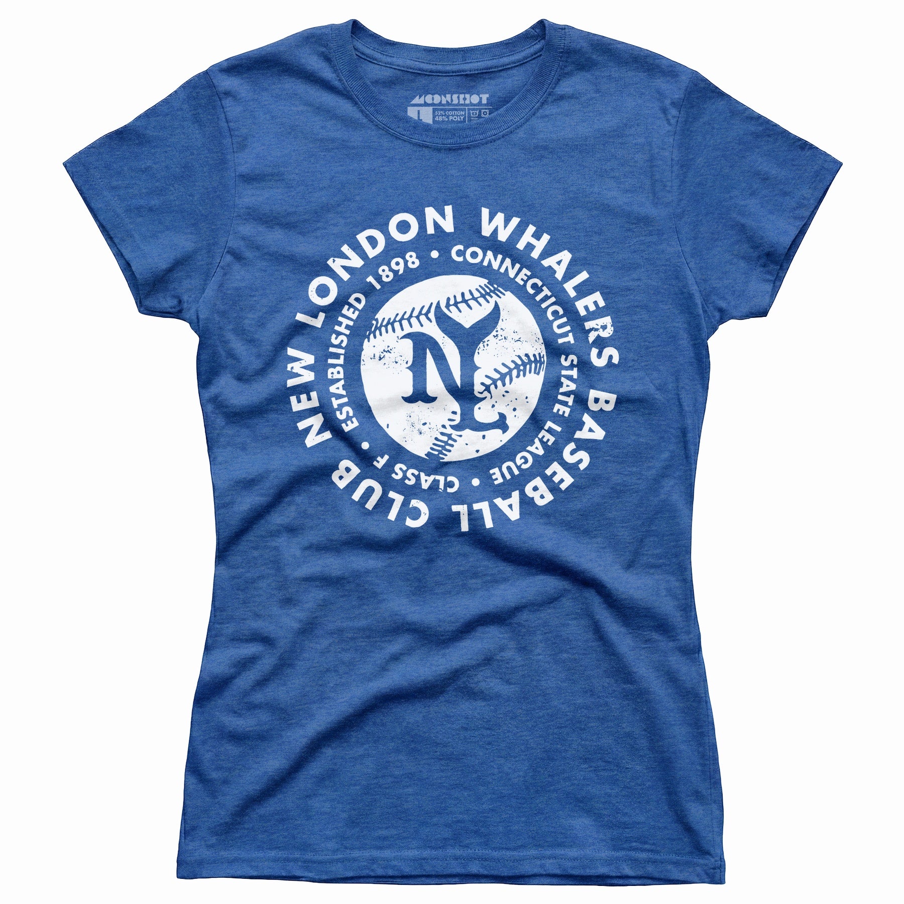 New London Whalers - Connecticut - Vintage Defunct Baseball Teams - Women's T-Shirt