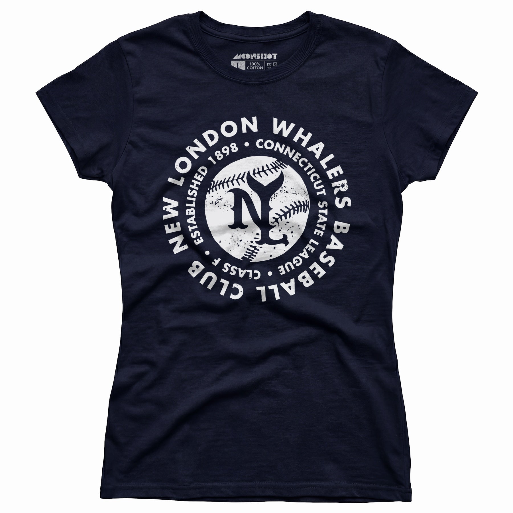 New London Whalers - Connecticut - Vintage Defunct Baseball Teams - Women's T-Shirt