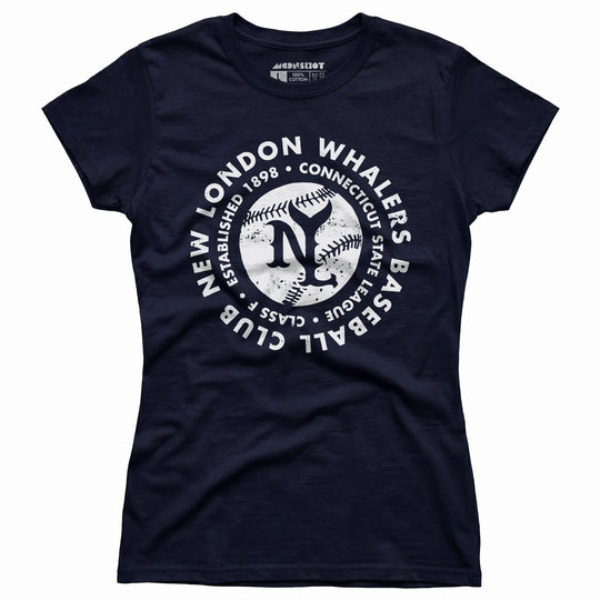 New London Whalers - Connecticut - Vintage Defunct Baseball Teams - Women's T-Shirt