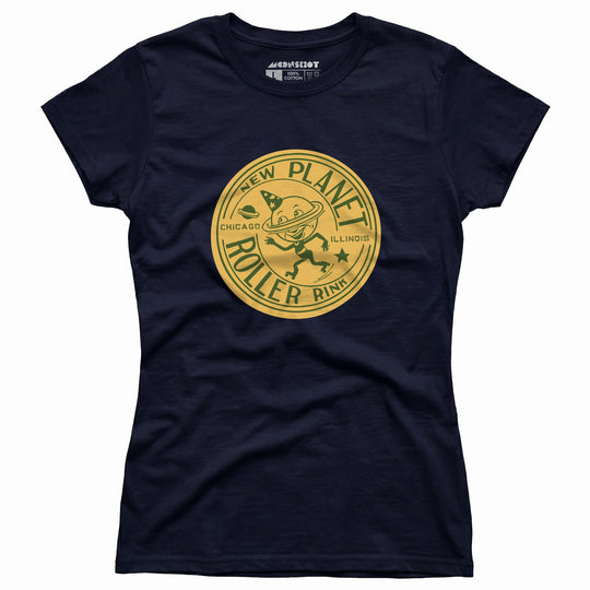 New Planet - Chicago, IL - Vintage Roller Rink - Women's T-Shirt
