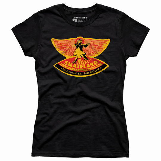 New Skateland - Buffalo, NY - Vintage Roller Rink - Women's T-Shirt