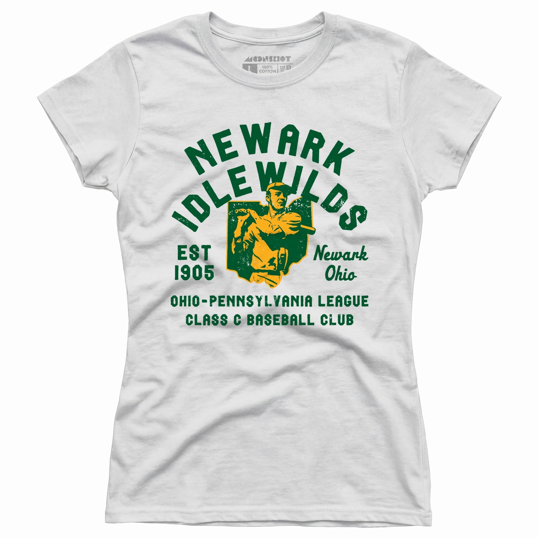 Newark Idlewilds - Ohio - Vintage Defunct Baseball Teams - Women's T-Shirt