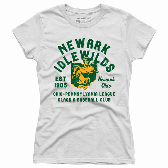 Newark Idlewilds - Ohio - Vintage Defunct Baseball Teams - Women's T-Shirt
