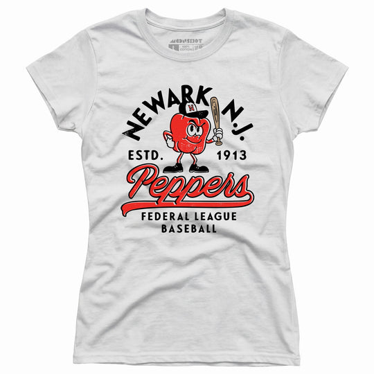 Newark Peppers - New Jersey - Vintage Defunct Baseball Teams - Women's T-Shirt
