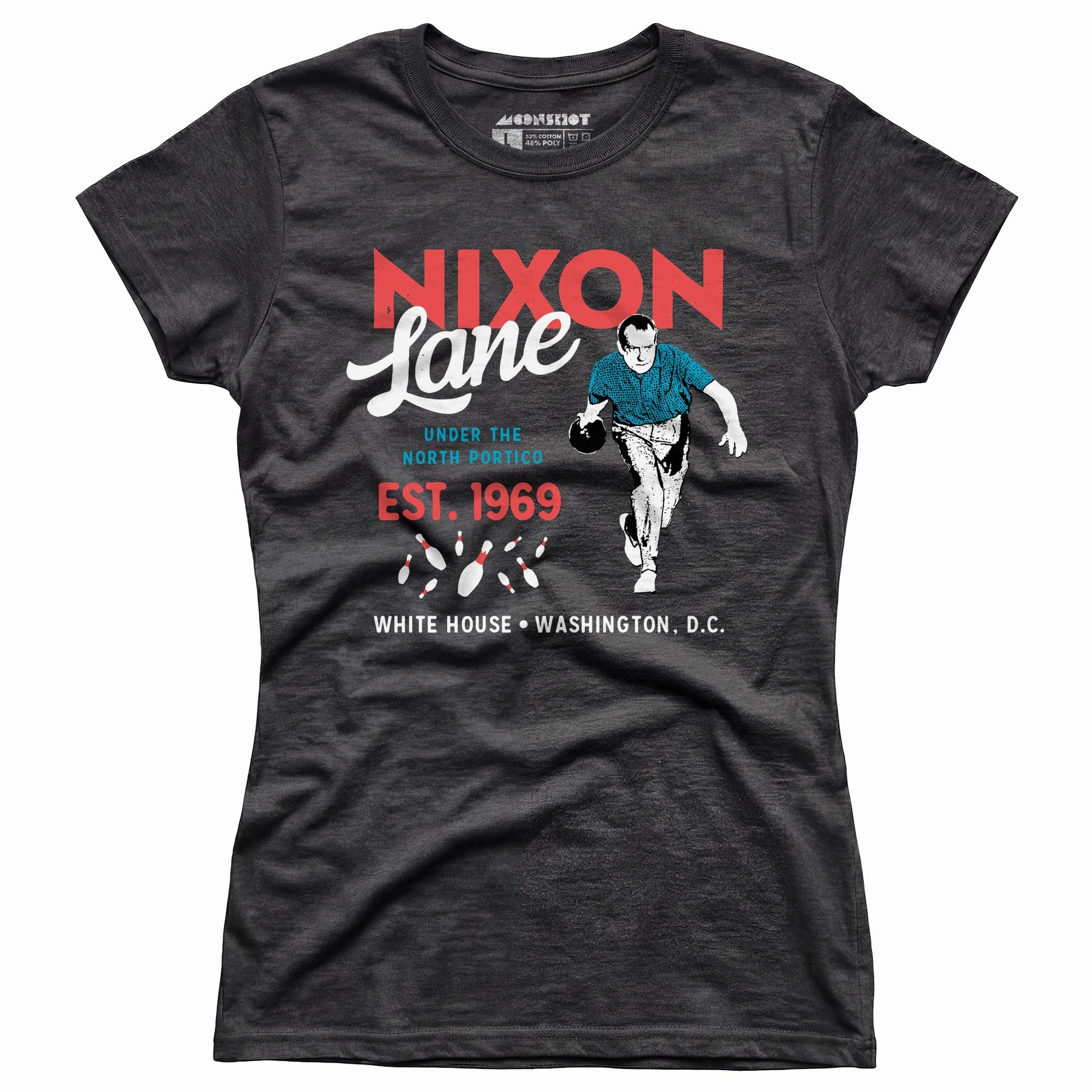 Nixon Lane - Washington D.C. - Vintage Bowling Alley - Women's T-Shirt