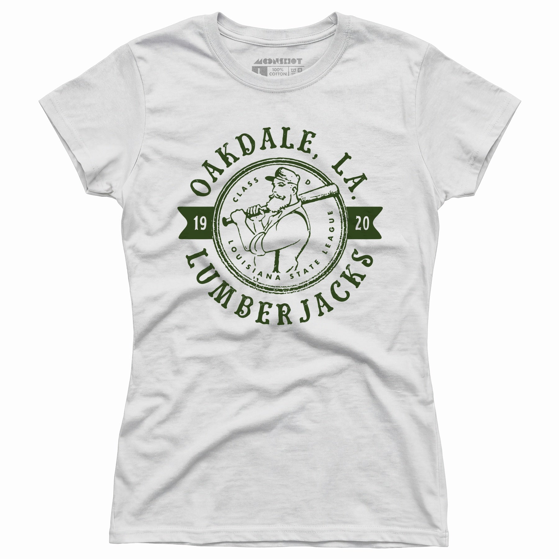 Oakdale Lumberjacks - Louisiana - Vintage Defunct Baseball Teams - Women's T-Shirt