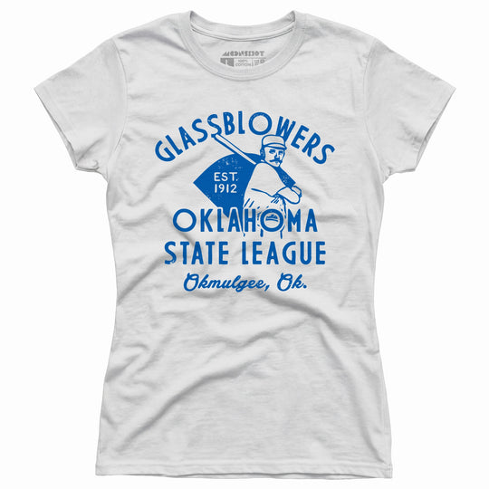 Okmulgee Glassblowers - Oklahoma - Vintage Defunct Baseball Teams - Women's T-Shirt