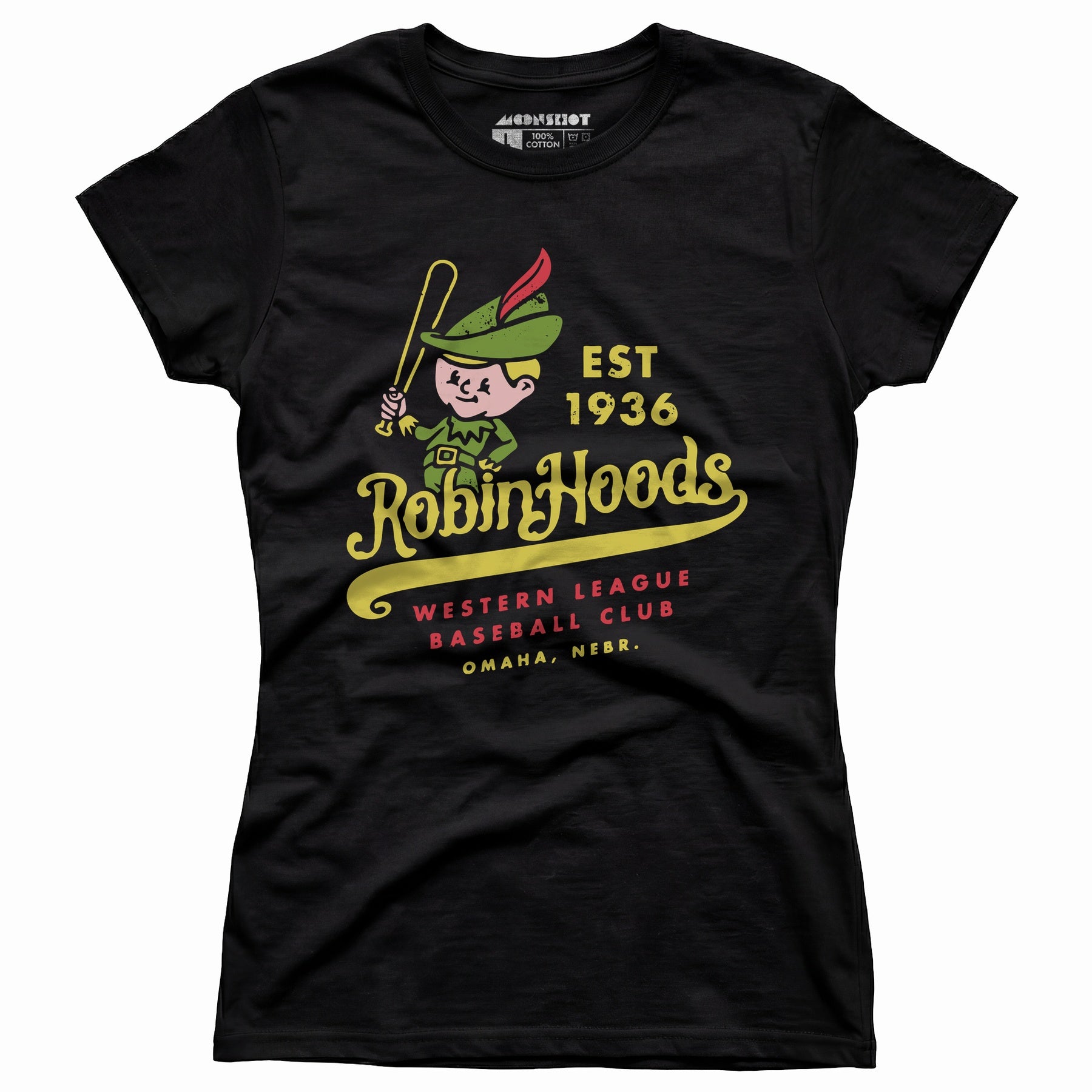 Omaha Robin Hoods - Nebraska - Vintage Defunct Baseball Teams - Women's T-Shirt