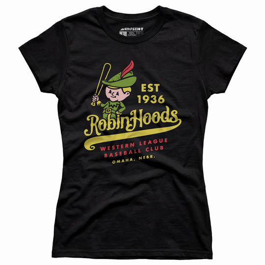 Omaha Robin Hoods - Nebraska - Vintage Defunct Baseball Teams - Women's T-Shirt