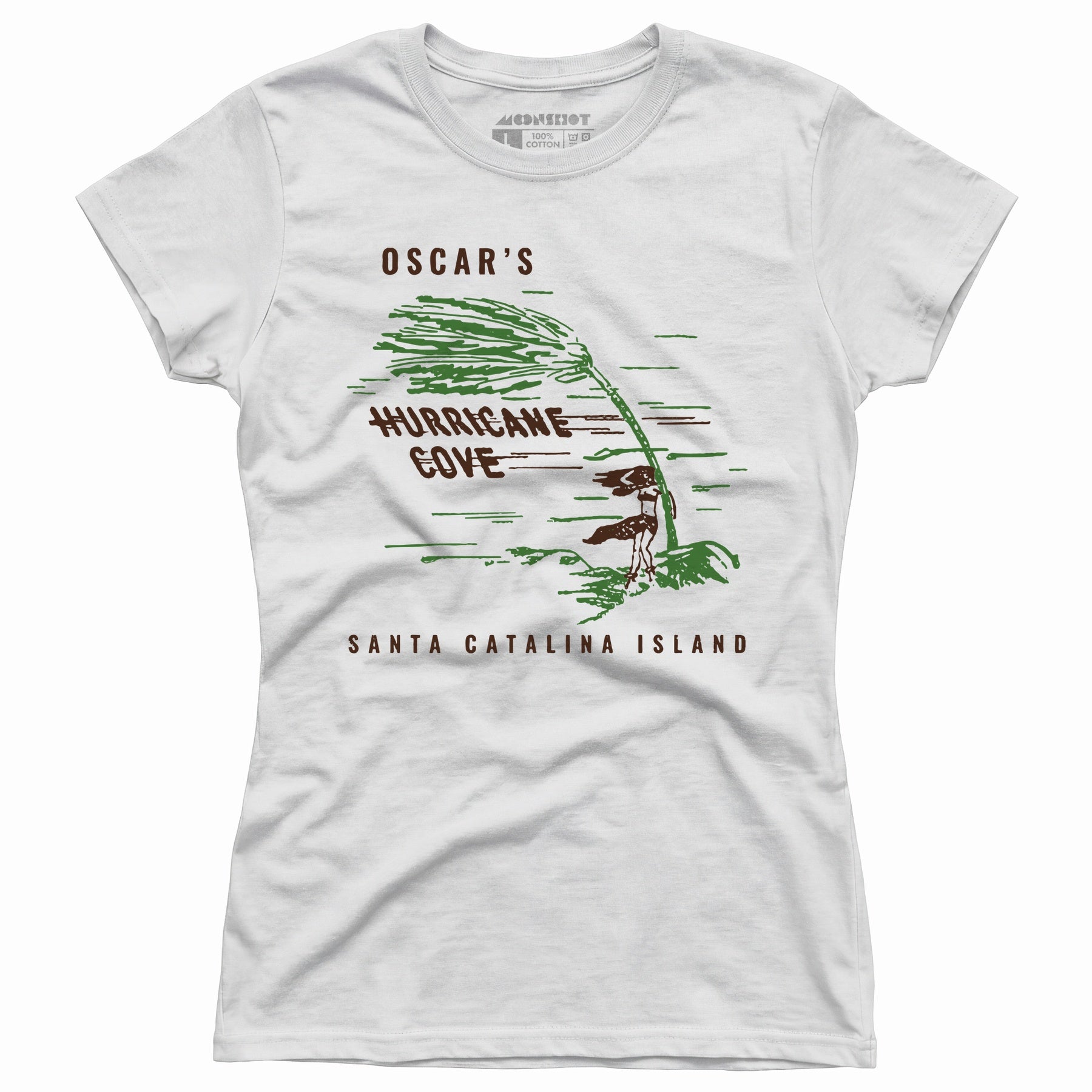 Oscar's Hurricane Cove - Catalina Island, CA - Vintage Tiki Bar - Women's T-Shirt