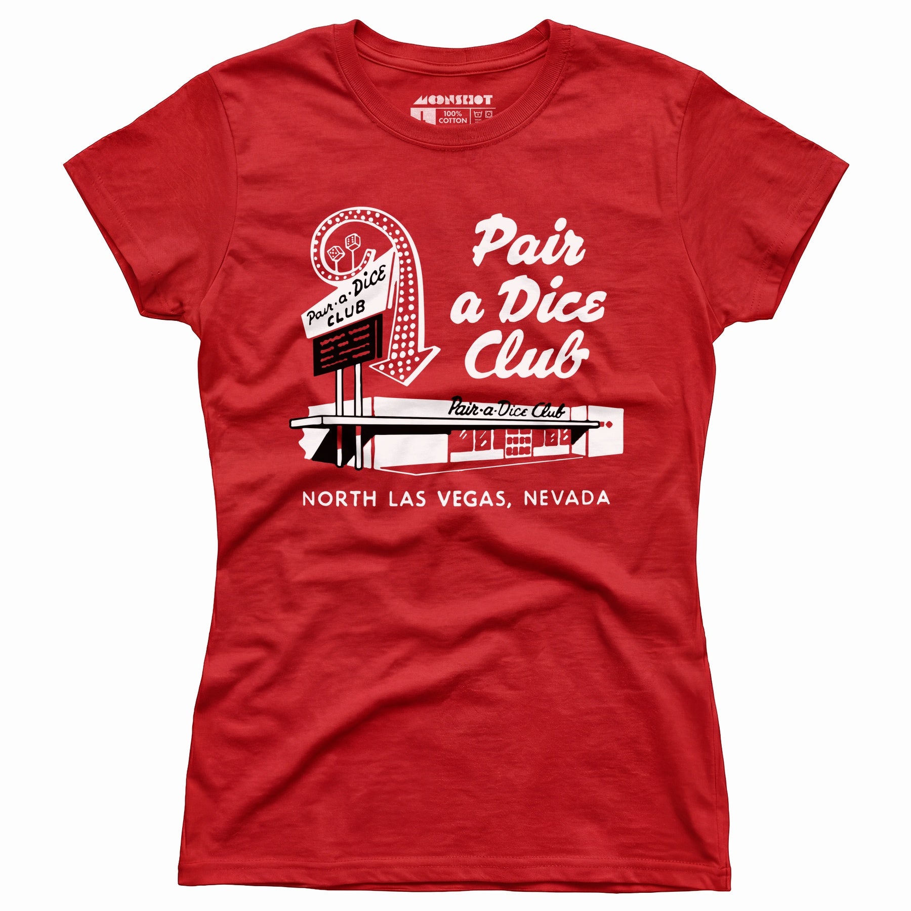 Pair a Dice Club - Vintage Las Vegas - Women's T-Shirt
