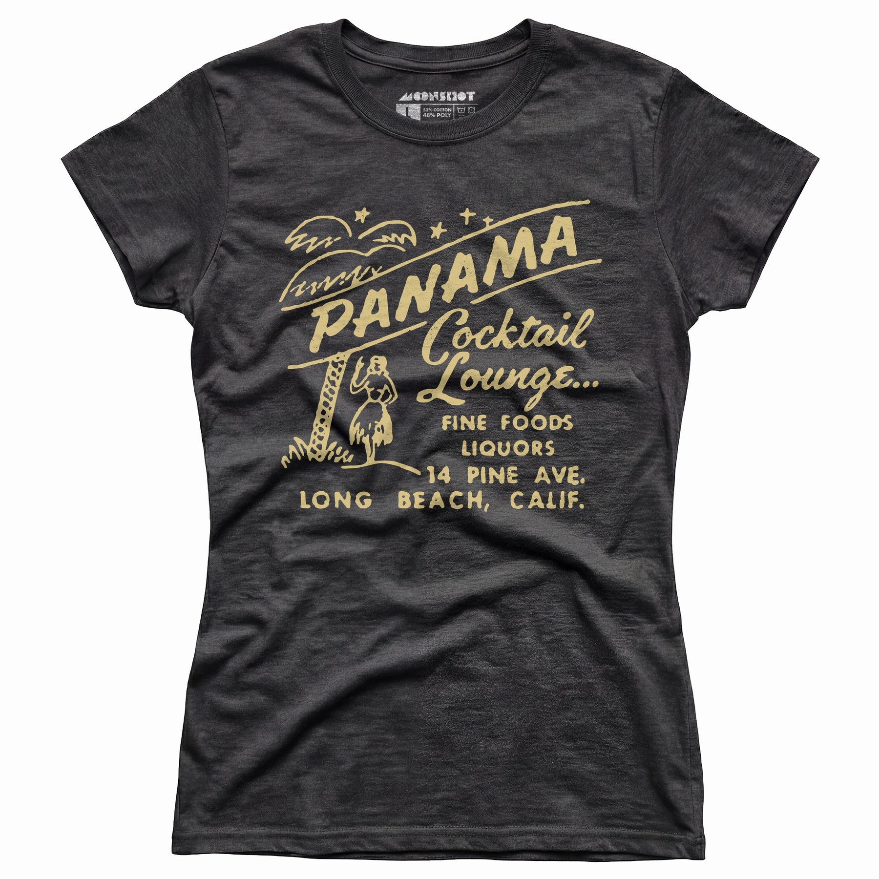 Panama Cocktail Lounge - Long Beach, CA - Vintage Tiki Bar - Women's T-Shirt