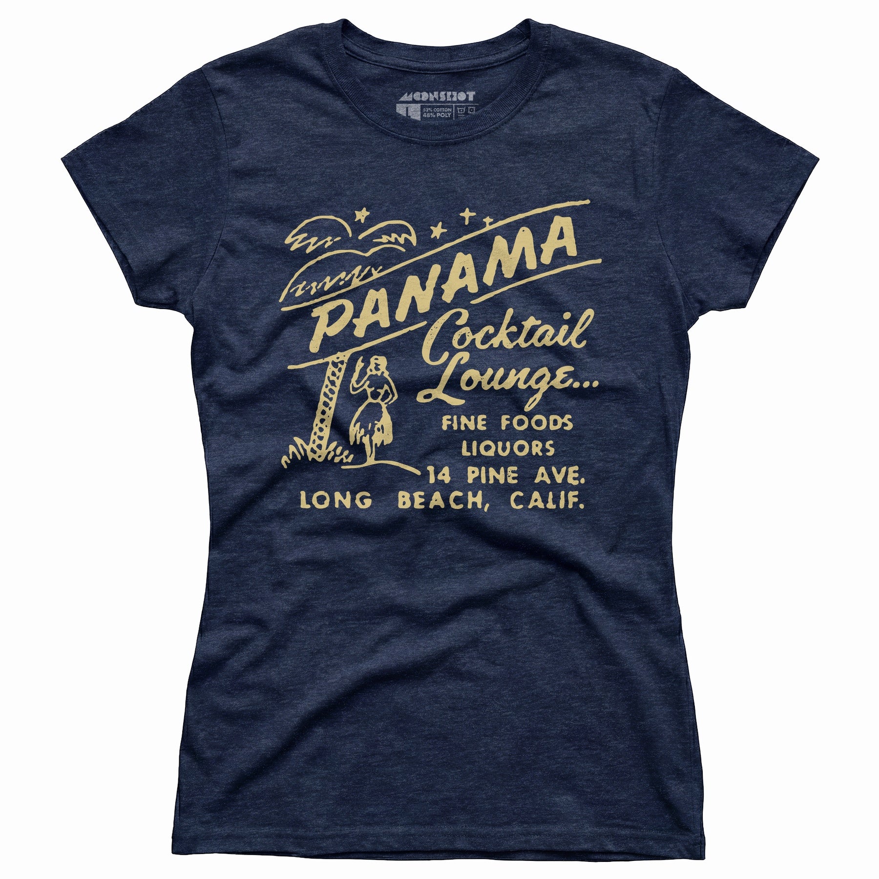 Panama Cocktail Lounge - Long Beach, CA - Vintage Tiki Bar - Women's T-Shirt
