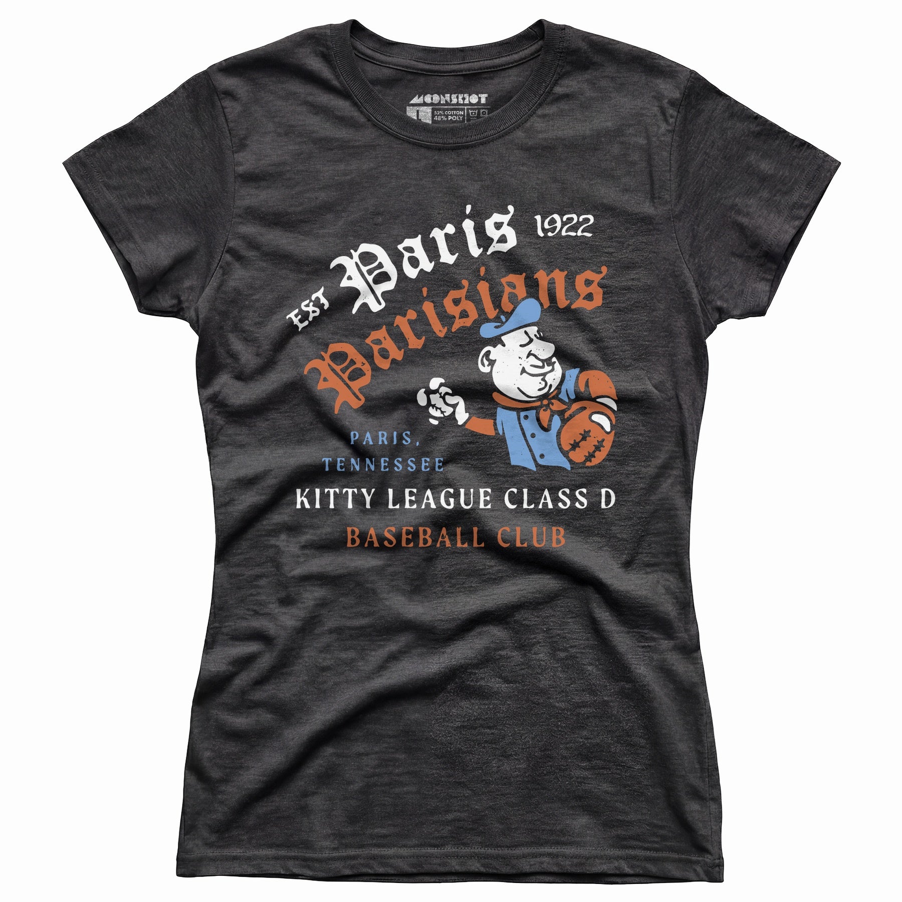 Paris Parisians - Tennessee - Vintage Defunct Baseball Teams - Women's T-Shirt