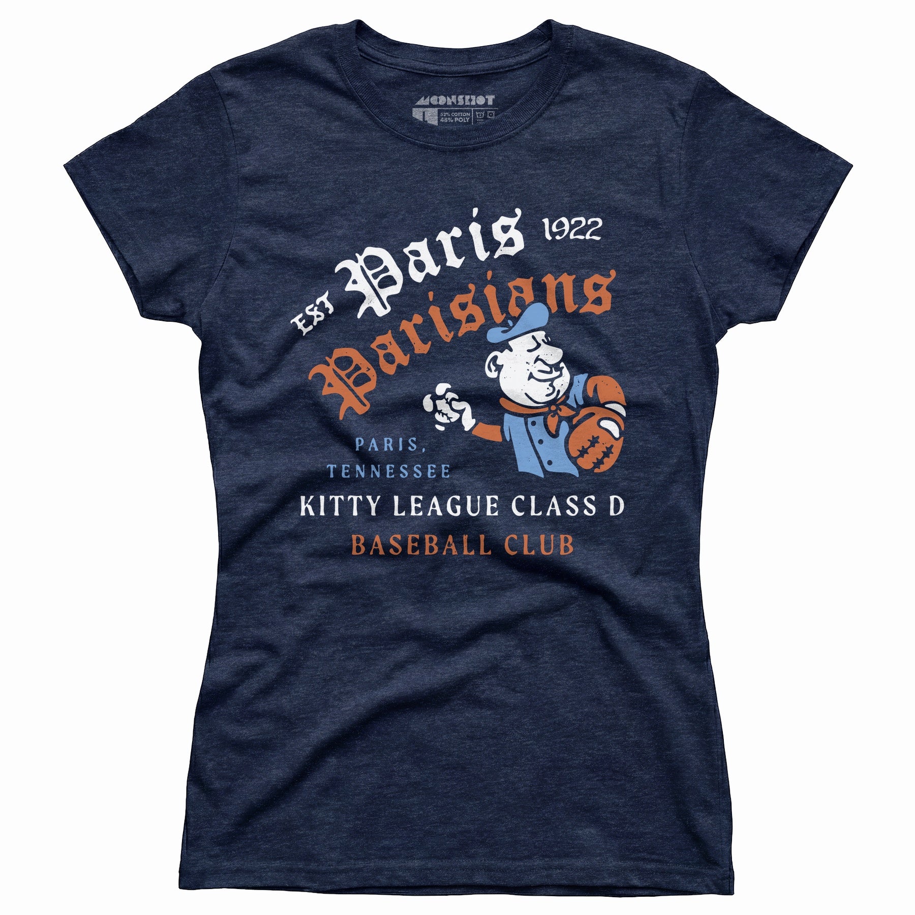 Paris Parisians - Tennessee - Vintage Defunct Baseball Teams - Women's T-Shirt