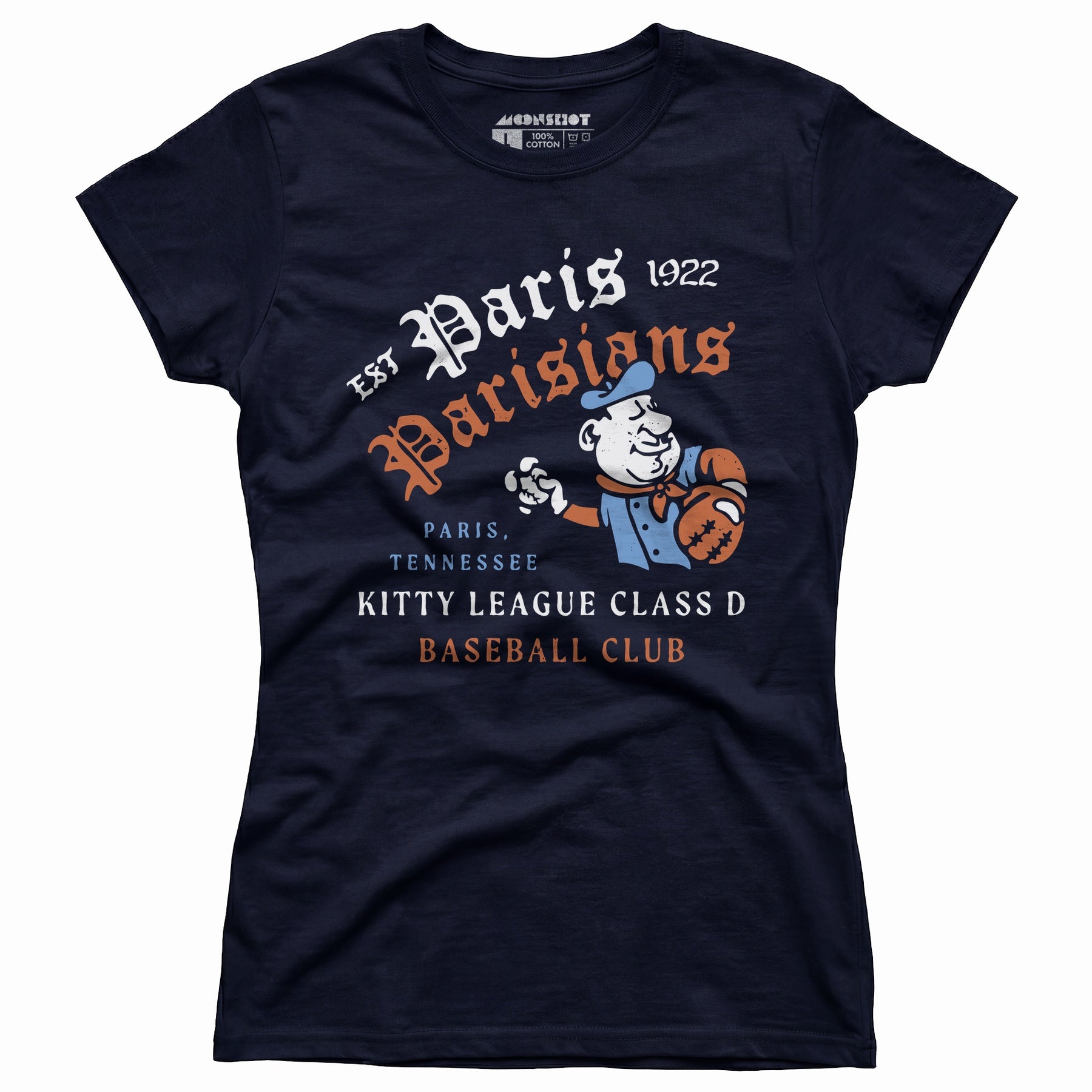 Paris Parisians - Tennessee - Vintage Defunct Baseball Teams - Women's T-Shirt