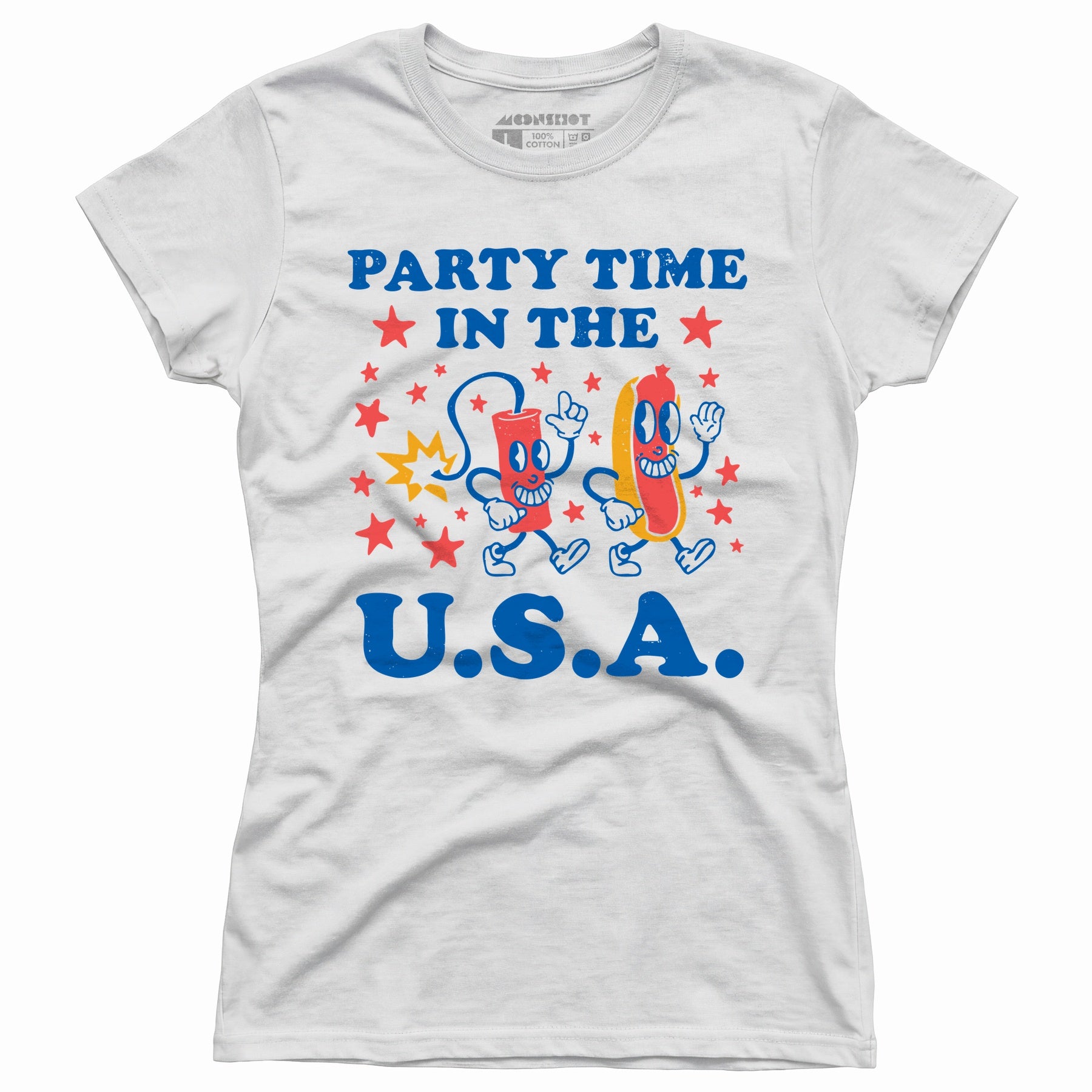 Party Time in The U.S.A. - Women's T-Shirt