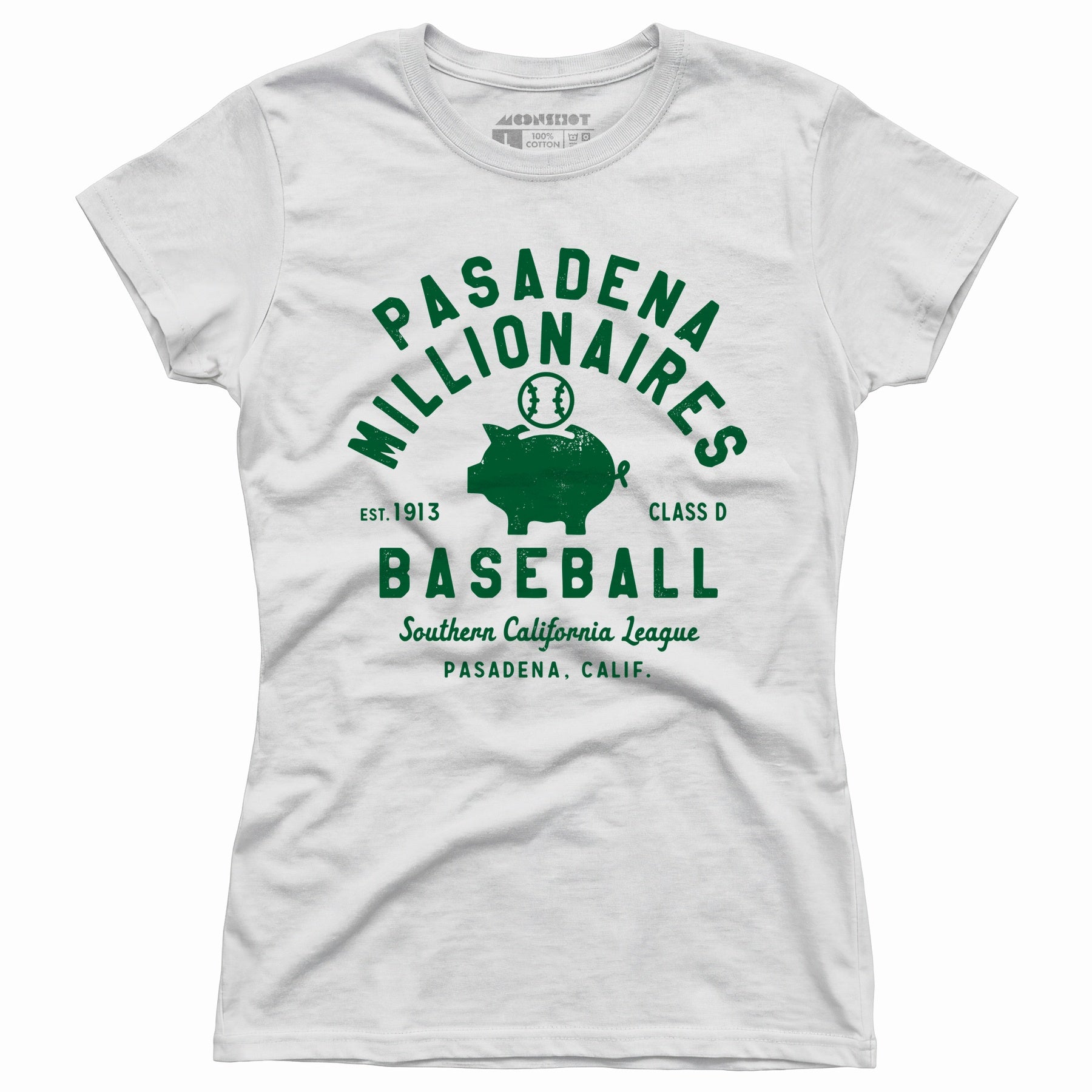 Pasadena Millionaires - California - Vintage Defunct Baseball Teams - Women's T-Shirt