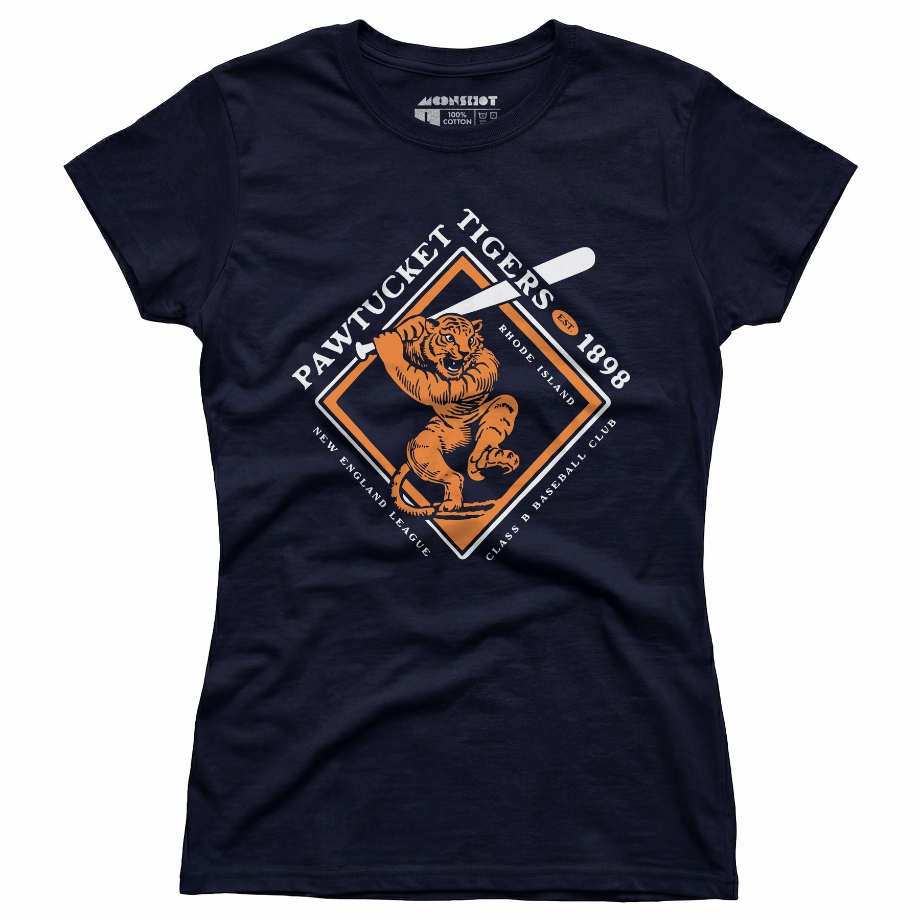 Pawtucket Tigers - Rhode Island - Vintage Defunct Baseball Teams - Women's T-Shirt
