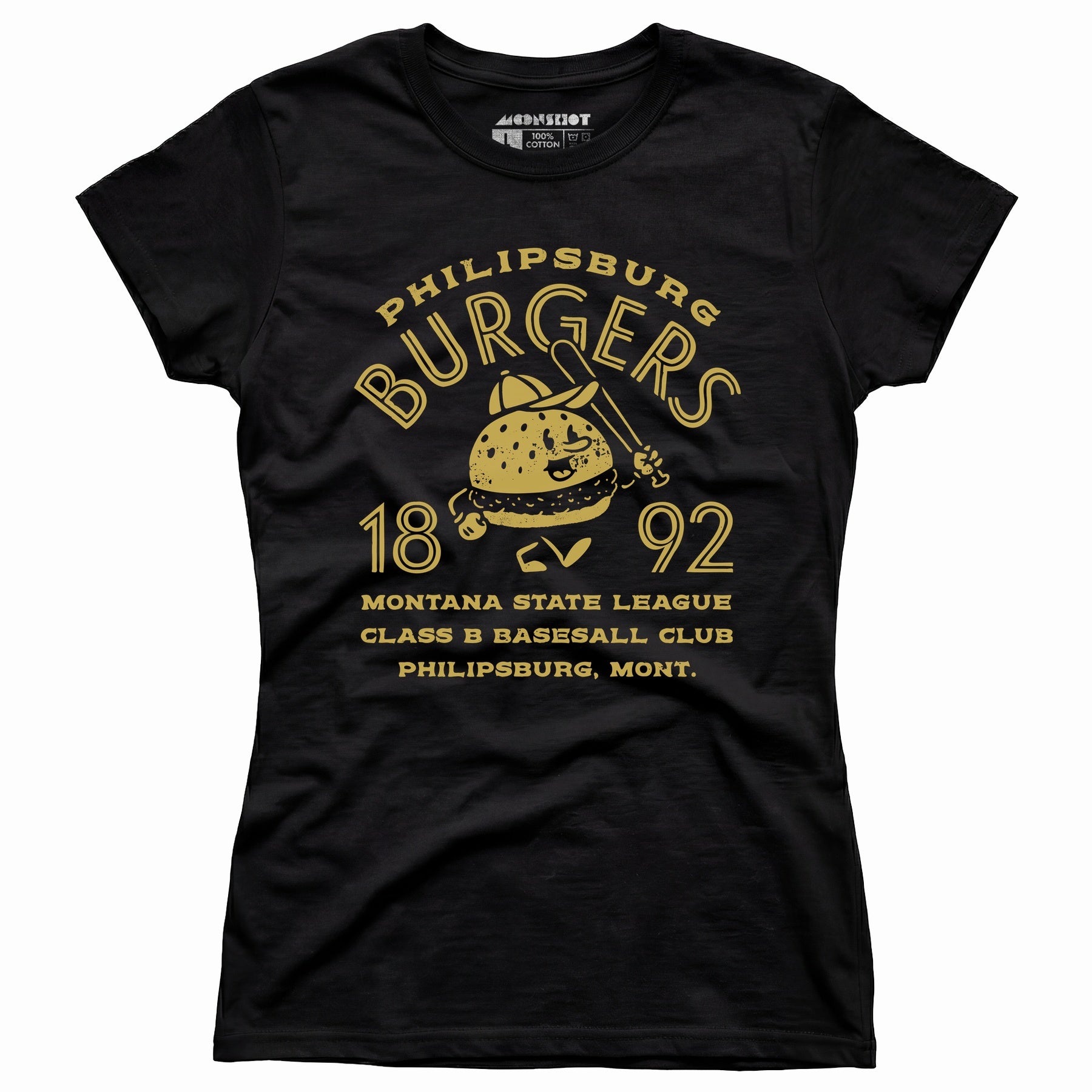 Philipsburg Burgers - Montana - Vintage Defunct Baseball Teams - Women's T-Shirt