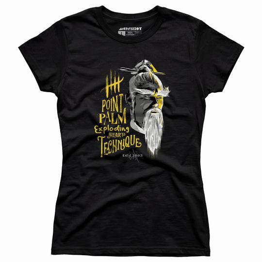 Point Palm Exploding Heart Technique - Women's T-Shirt