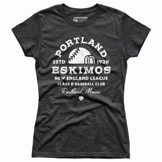 Portland Eskimos - Maine - Vintage Defunct Baseball Teams - Women's T-Shirt