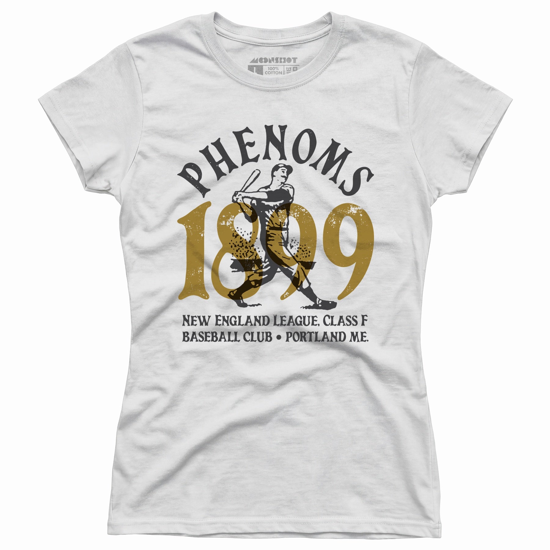 Portland Phenoms - Maine - Vintage Defunct Baseball Teams - Women's T-Shirt