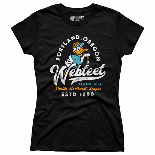 Portland Webfeet - Oregon - Vintage Defunct Baseball Teams - Women's T-Shirt