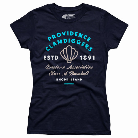 Providence Clamdiggers - Rhode Island - Vintage Defunct Baseball Teams - Women's T-Shirt