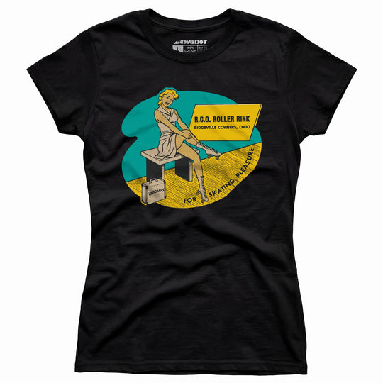 R.C.O. Roller Rink - Ridgeville Corners, OH - Vintage Roller Rink - Women's T-Shirt