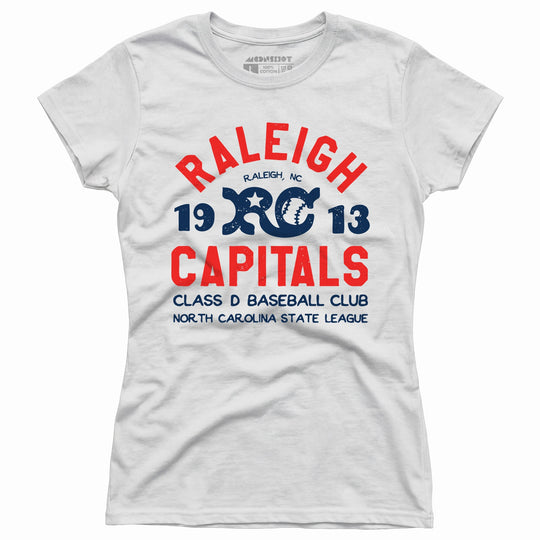 Raleigh Capitals - North Carolina - Vintage Defunct Baseball Teams - Women's T-Shirt