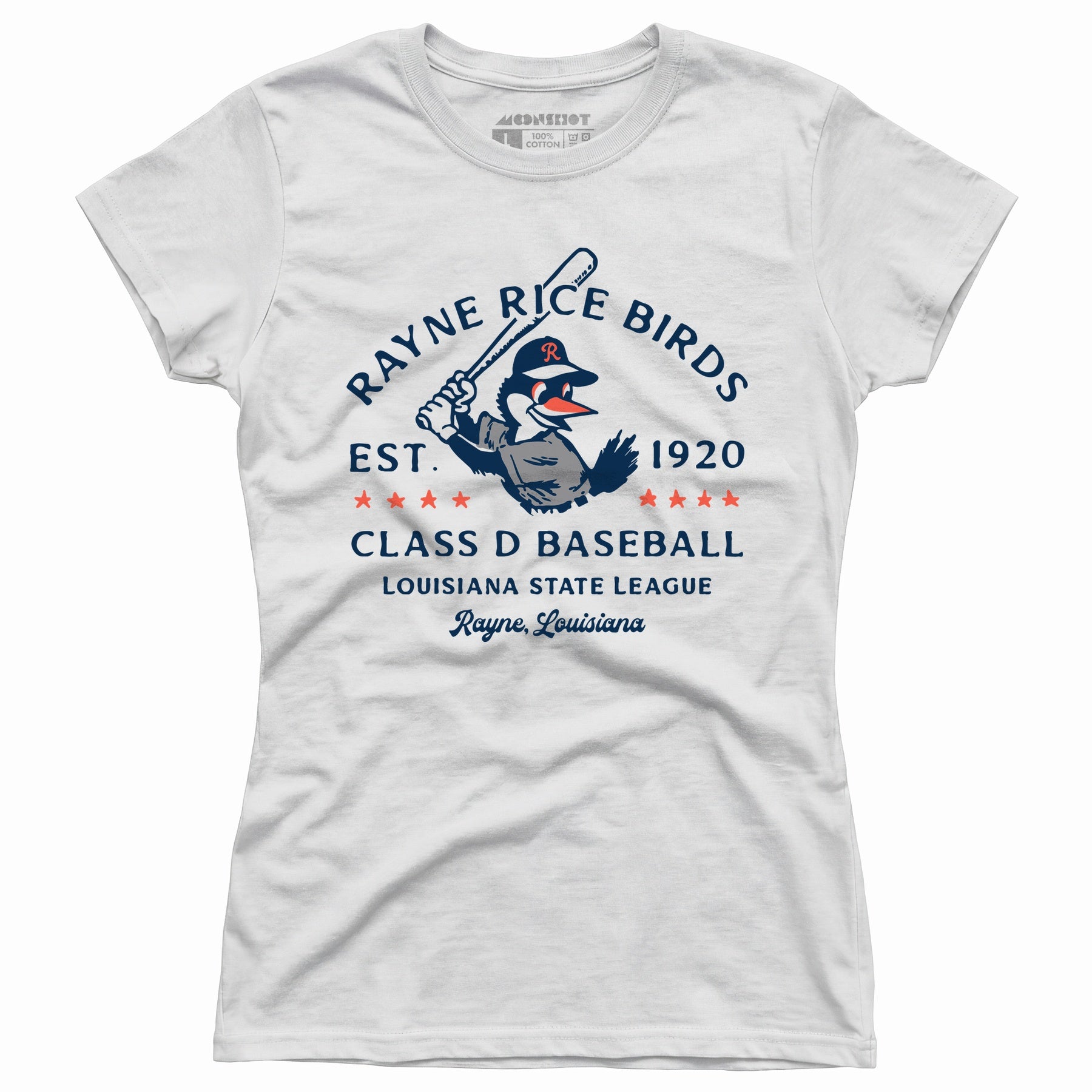 Rayne Rice Birds - Louisiana - Vintage Defunct Baseball Teams - Women's T-Shirt