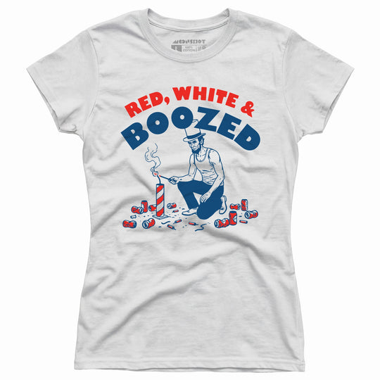 Red, White & Boozed - Women's T-Shirt