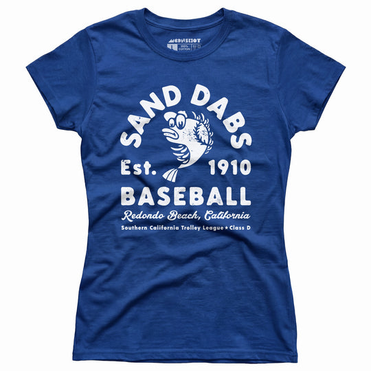 Redondo Beach Sand Dabs - California - Vintage Defunct Baseball Teams - Women's T-Shirt