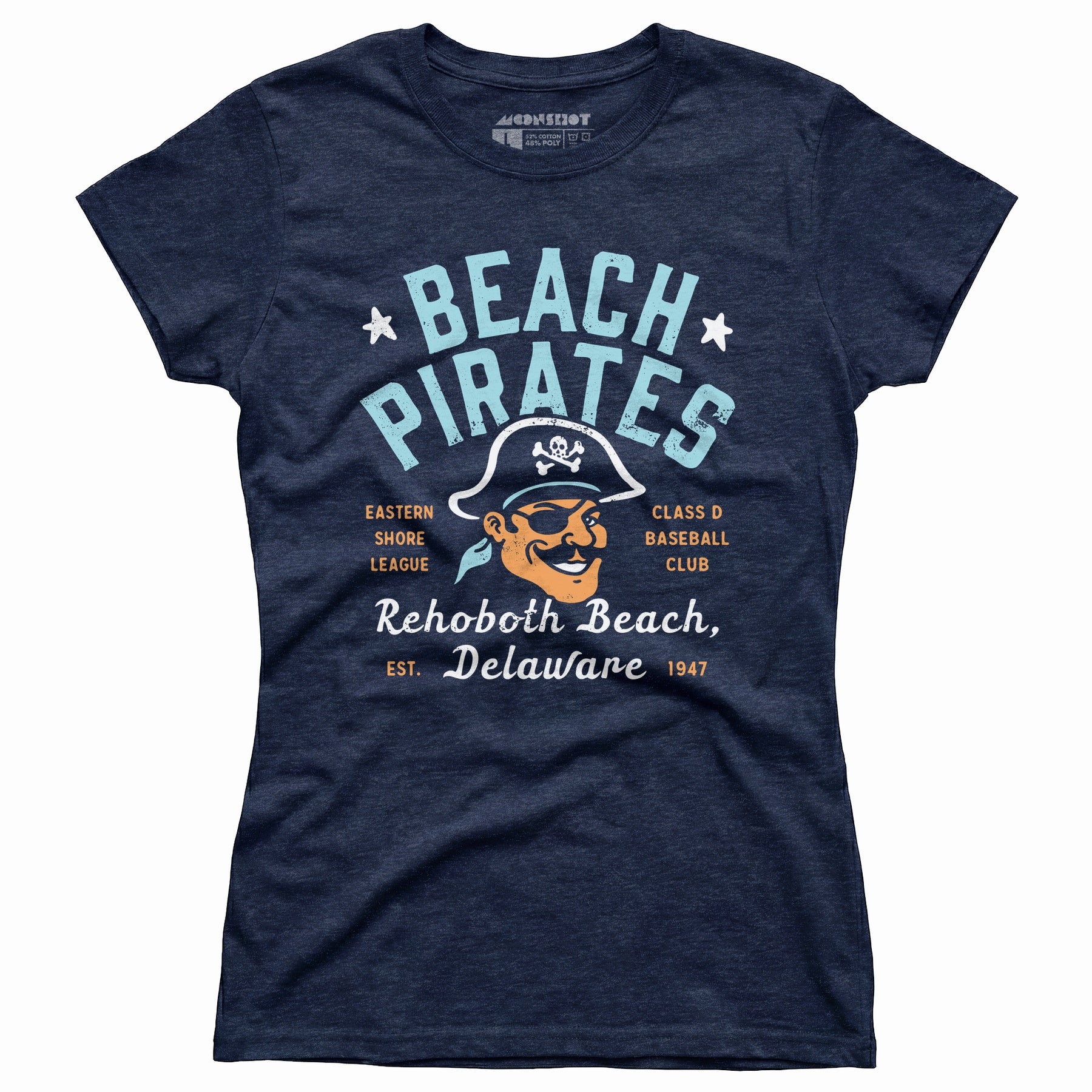 Rehoboth Beach Pirates - Delaware - Vintage Defunct Baseball Teams - Women's T-Shirt