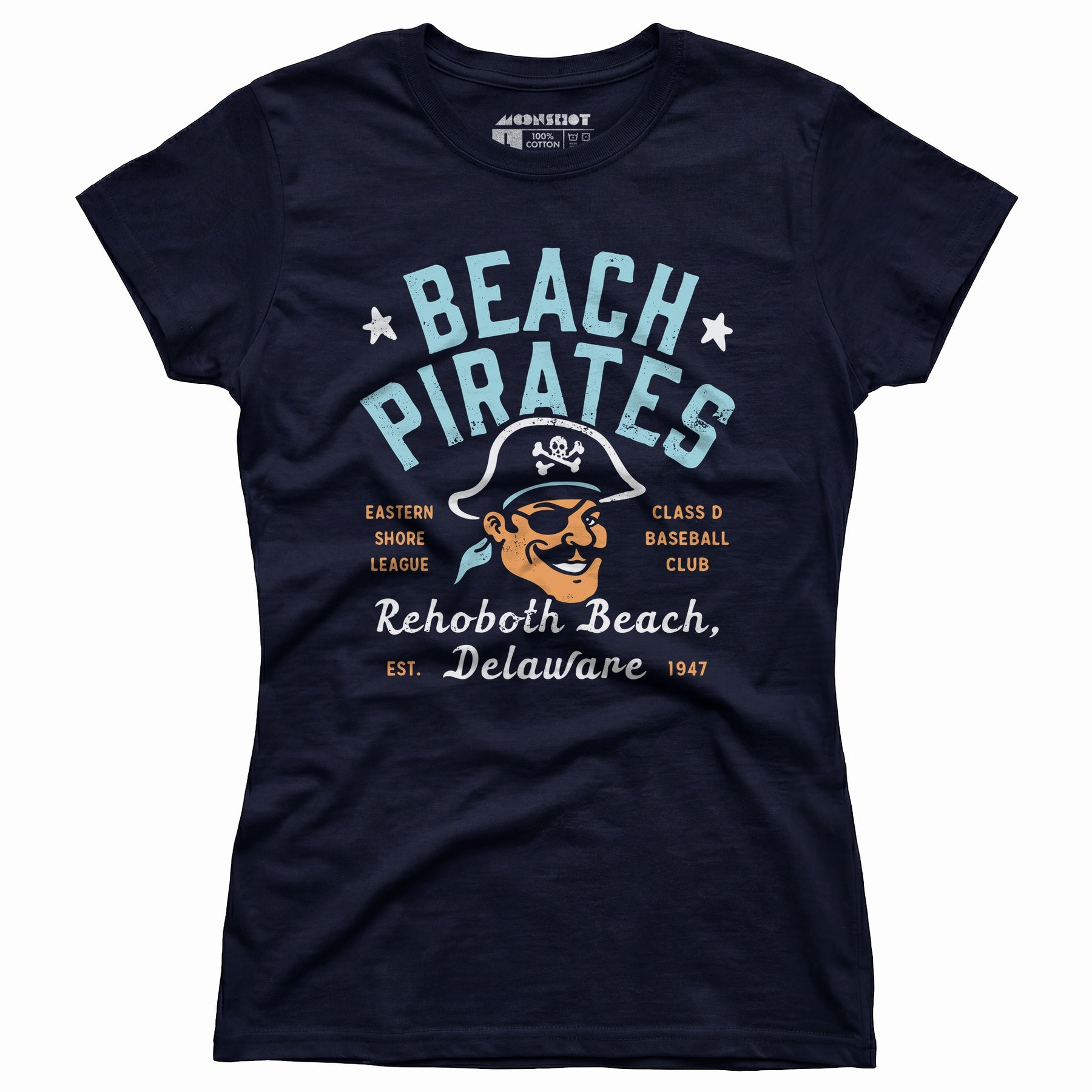 Rehoboth Beach Pirates - Delaware - Vintage Defunct Baseball Teams - Women's T-Shirt