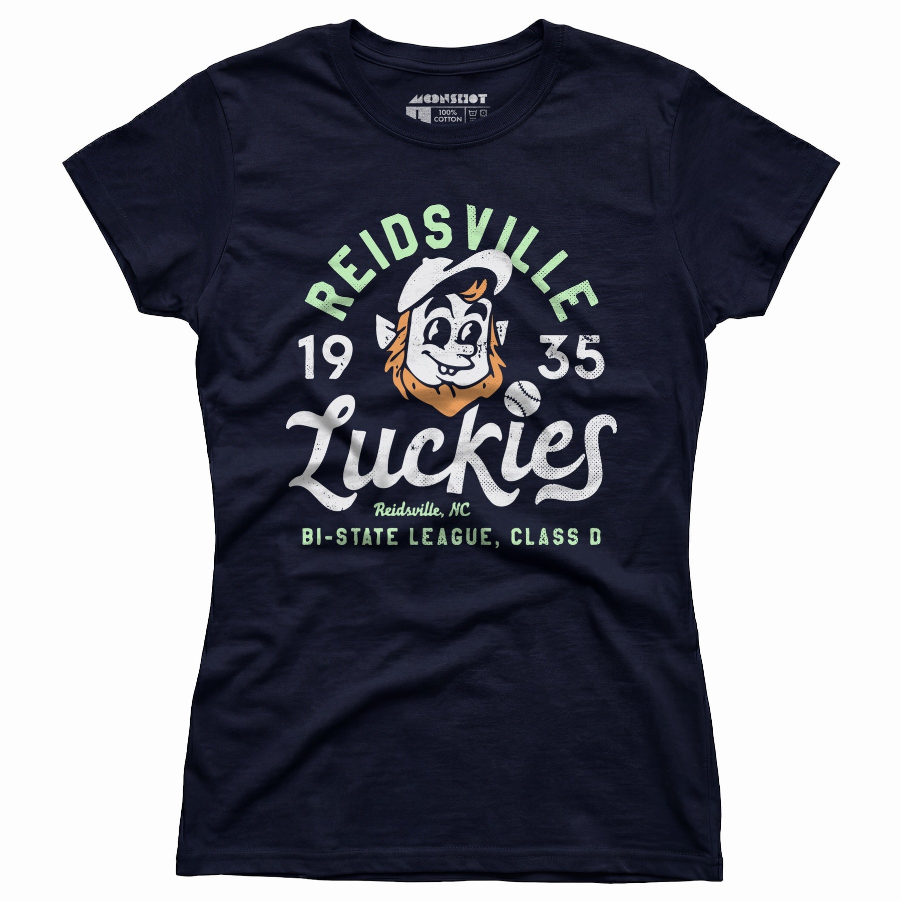 Reidsville Luckies - North Carolina - Vintage Defunct Baseball Teams - Women's T-Shirt
