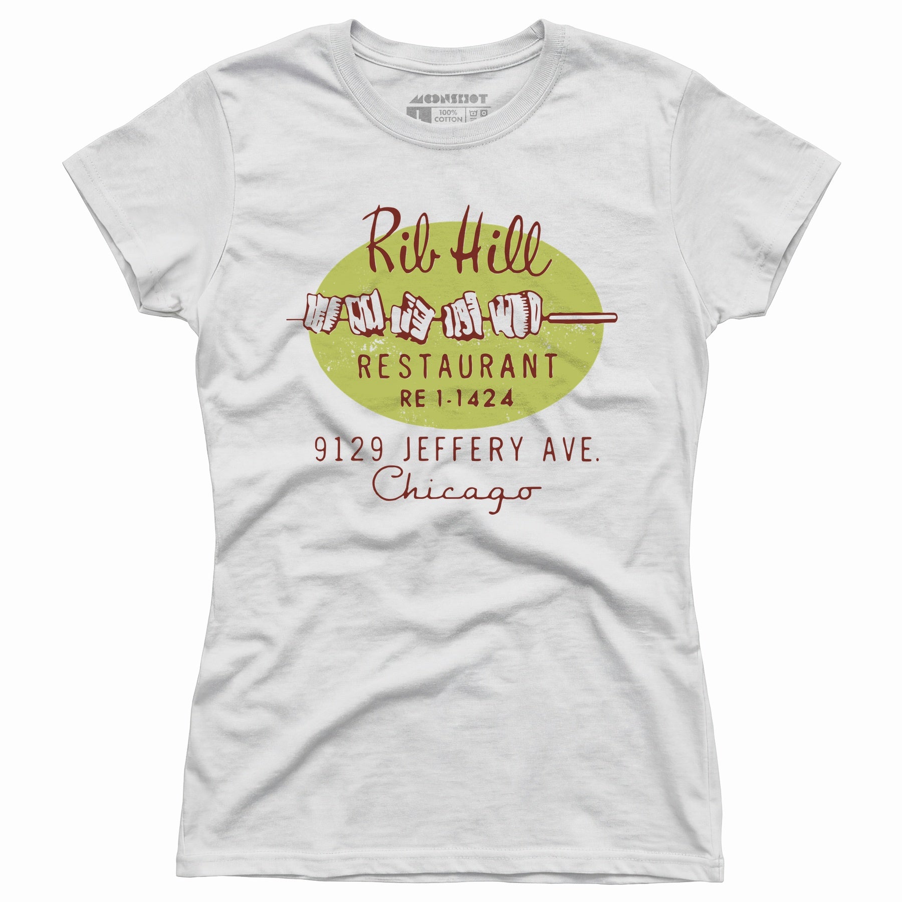 Rib Hill - Chicago, IL - Vintage Restaurant - Women's T-Shirt